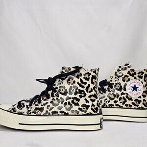 Converse Women Chuck 70 Glow In The Dark Leopard Print HiTop Size 7 a13436c NWT